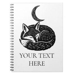 Persoonlijk Fox & Halve Maan Notitieboek 