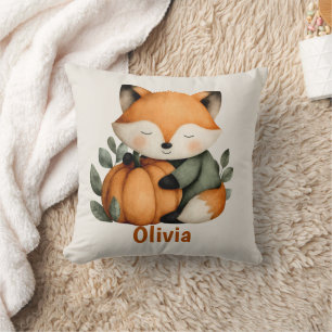 Persoonlijk Fox Pumpkin Halloween-ontwerp Kussen