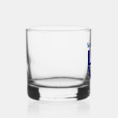 Persoonlijk Franse Blauwe LIEFDE Hart Vlag Whisky Glas (Rechts)
