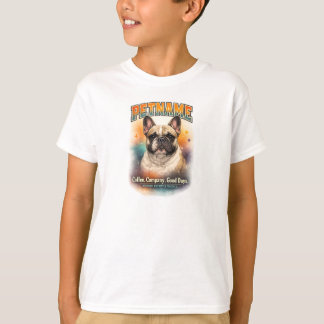 Persoonlijk Franse Bulldog Coffee T-shirt