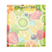 Persoonlijk fruit notitieblok (Voorkant)