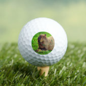 Persoonlijk Fun Capybara Animal Golfballen (Insitu Shirt)