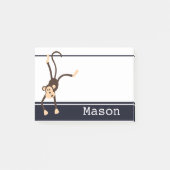 Persoonlijk Funny Cheeky Monkey Post-it® Notes (Voorkant)
