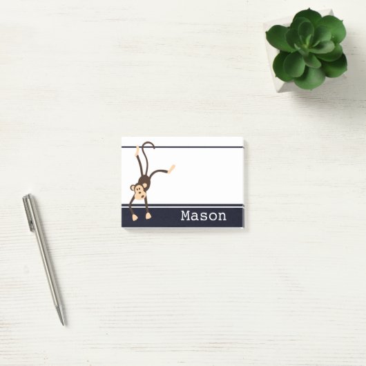 Persoonlijk Funny Cheeky Monkey Post-it® Notes (Kantoor)