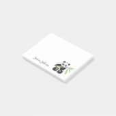 Persoonlijk Funny Fat Panda-blocnote Post-it® Notes (Schuin)