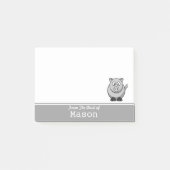 Persoonlijk Funny Fat Pig Post-it® Notes (Voorkant)