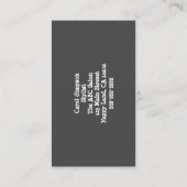 Persoonlijk Funny Llama Hair Stylist Salon Visitekaartje (Achterkant)