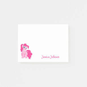 Persoonlijk Funny Pink Unicorn Pony notitieblok Post-it® Notes