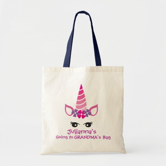 Persoonlijk ga je naar oma-tassen voor meisjes tote bag (Voorkant)