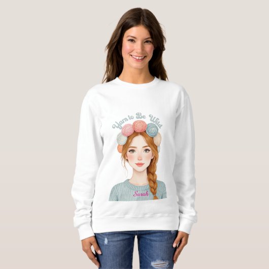 Persoonlijk | Garens om wild te zijn sweatshirt  (Voorkant volledig)
