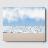 Persoonlijk gastboek met strandthema gastenboek (Achterkant)