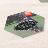 Persoonlijk gat in één Golffoto en -stations Kartonnen Onderzetters (Schuin)