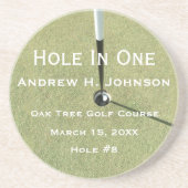 Persoonlijk gat in één Man grot Onderzetters (Voorkant)