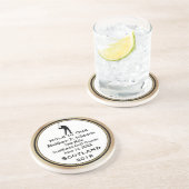 Persoonlijk gat in één Man grot Onderzetters (Zijkant)