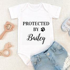Persoonlijk Gebabysit Door Hond Baby Bodytje Romper