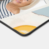 Persoonlijk Gebakken Ei Patroon Pret Blauw Grappig Bureaumat (Hoek)