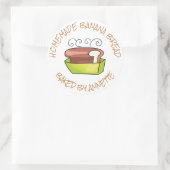 Persoonlijk Gebakken Huisbrood Ronde Sticker (Tas)