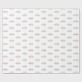 Persoonlijk, Gebied Hockey Coach Dank u in Woorden Cadeaupapier (Vlak)