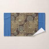 Persoonlijk Geblauwd & Bruin Boho Treurige Mandala Bad Handdoek (Handdoek)