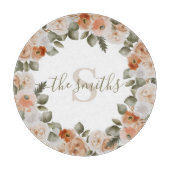 Persoonlijk gebloemd snijplank (Voorkant)