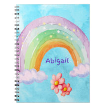 Persoonlijk gebogen regenboog spiraal fotoboek