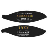 Persoonlijk geboortedag monogram Legendary Vader Basketbal (Panelen)