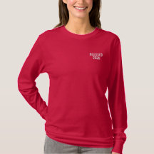 Persoonlijk geborduurd T-shirt voor vrouwen met ze