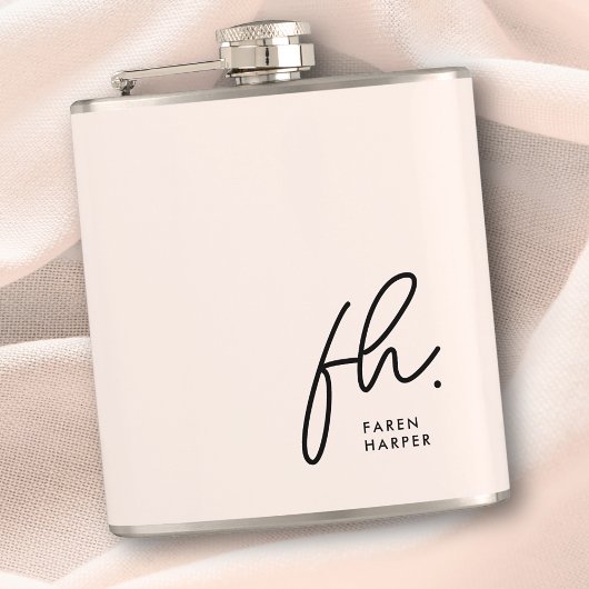 Persoonlijk Gebrandmerkt Roze Chic Bachelorette Heupfles