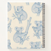 Persoonlijk Gebreid Koala Patroon Notitieboek (Achterkant)