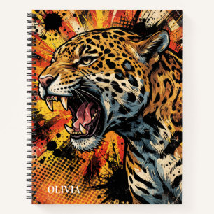 Persoonlijk Gebruikte Grommende Jaguar Spiraal Not Notitieboek