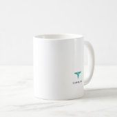 Persoonlijk gecertificeerd geschenk voor medisch a koffiemok (Voorkant rechts)