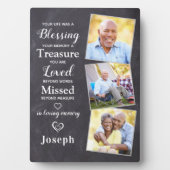 Persoonlijk gedenkteken 3 Foto Fotoplaat (voorkant)