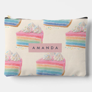 Persoonlijk Gedetailleerd Regenboog Cakepatroon Etui