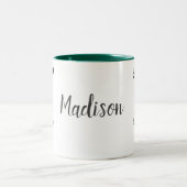 Persoonlijk geef Pelican en Kikker nooit op Tweekleurige Koffiemok (Center)