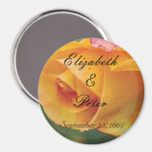 Persoonlijk Geel Verblindend Roos Magneet (Voorkant / Achterkant)