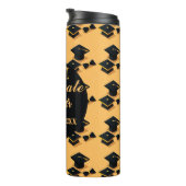 Persoonlijk geëlegante moderne scriptie afstuderen thermosbeker (Geroteerd rechts)