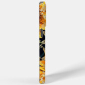 Persoonlijk Geglitterde Moderne Zonnebloem Monogra Case-Mate iPhone Case (Achterkant / Rechts)