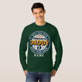 Persoonlijk Gegraveerd Geschenk voor Papa T-shirt (Voorkant volledig)