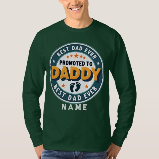 Persoonlijk Gegraveerd Geschenk voor Papa T-shirt (Voorkant)