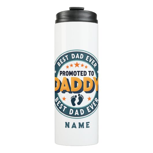 Persoonlijk Gegraveerd Geschenk voor Papa Thermosbeker (Voorkant)
