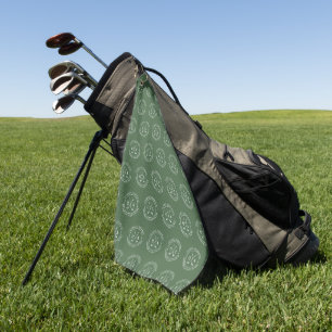 Persoonlijk gegraveerd golfclublogo cadeau golfhanddoek
