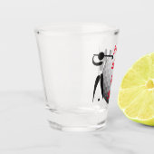 Persoonlijk gegraveerd leuk golfbal thema shotglas shot glas (Links)