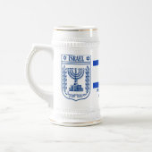 Persoonlijk gegraveerd toastgeschenk met het wapen bierpul (Links)