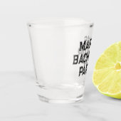 Persoonlijk gegraveerd vrijgezellenfeest geschenk shot glas (Links)