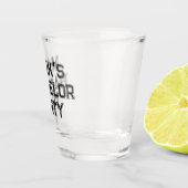 Persoonlijk gegraveerd vrijgezellenfeest geschenk shot glas (Rechts)