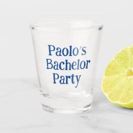 Persoonlijk gegraveerd vrijgezellenfeest shotglas shot glas