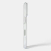 Persoonlijk Gegraveerd Wit en Grijs Marmer Monogra Case-Mate iPhone Case (Achterkant / Rechts)