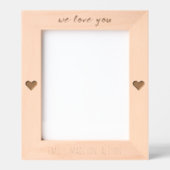 Persoonlijk Gegraveerde Fotolijst 'We Love You' Lijstjes (Voorkant)