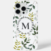 Persoonlijk gegraveerde groene eucalyptus tropisch Case-Mate iPhone case (Achterkant)