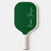 Persoonlijk Gegraveerde Groene Pickleball Paddle (Achterkant)